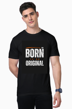 Load image into Gallery viewer, Born to be Original Men T-Shirt | Premium Black Supima Cotton | Motivational Workout Tee | Sizes S, M, L, XL | Durable &amp; Breathable
