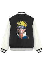 Load image into Gallery viewer, Unisex Naruto Varsity Jacketv- Front &amp; Back
