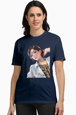 Load image into Gallery viewer, Dream Girl T-Shirt | Supersoft 100% Pure Cotton | Artistic Tee | 5 Color Variant | Durable &amp; Breathable
