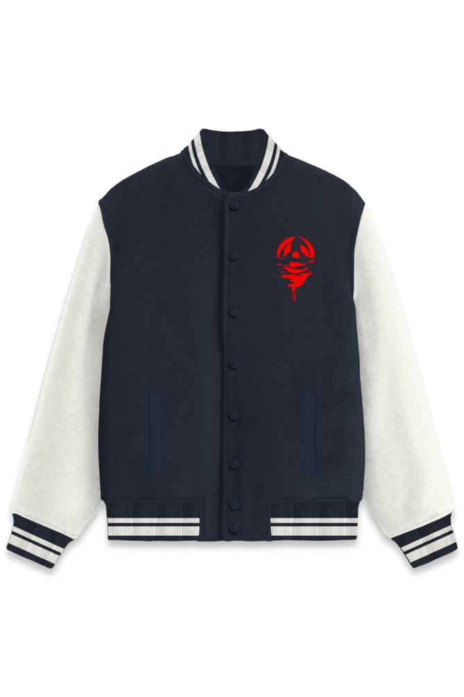 Unisex Naruto Varsity Jacketv- Front & Back