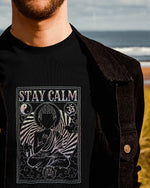 Load image into Gallery viewer, Unisex Stay Calm Full-Sleeve Tee
